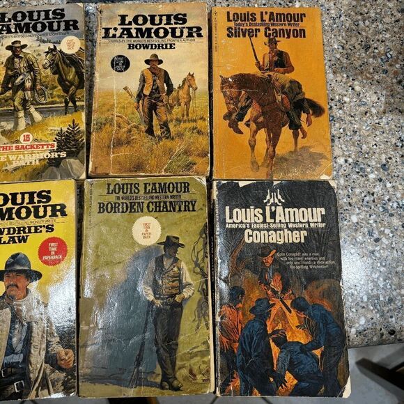 Vintage Louis L'amour Paperback 69 to 94 Killoe, Flint, Bowdrie, Bowdrie's Law - Picture 5 of 6